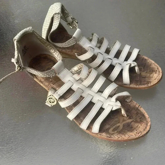 Sam Edelman gladiator snake print sandals size 6.5 - Picture 1 of 5